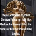 Statue of Medusa pro-abortion meme