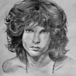 Jim Morrison drawing