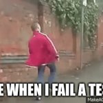 stunned, inebriated, and bamboozled | ME WHEN I FAIL A TEST | image tagged in gifs,drunken man | made w/ Imgflip video-to-gif maker