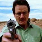 walter with a gun