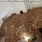 All the nuts. | WHEN SQUIRRELS LOSE THE FAMILY FORTUNE | image tagged in all the nuts | made w/ Imgflip meme maker