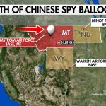 Chinese spy balloon flying high over the western US