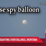 Chinese spy balloon