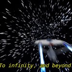 Wrongly written words | To infinity, and beyond. | image tagged in star trek enterprise,subtitle substitutions | made w/ Imgflip meme maker