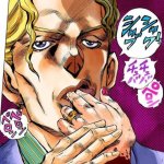 Yoshikage kira sucking finger's