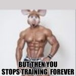 Gigioo | HOW YOU FELL WHEN YOU TRAIN ONE DAY; BUT THEN YOU STOPS TRAINING  FOREVER | image tagged in gigioo | made w/ Imgflip meme maker