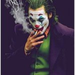 Joker smoking