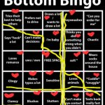 5 bingo's! | image tagged in bottom bingo,bottom | made w/ Imgflip meme maker