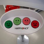 Customer satisfaction buttons