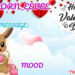 Unicorn_Eevee Valentines day template