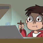 Marco Diaz with a Cross