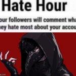 Hate hour (plague doctor version) meme