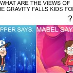 Dipper/Mabel says: template