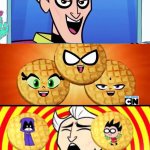 Teen Titans Waffles meme