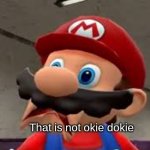 Mario not okie dokie