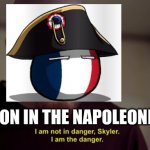 napoleon | NAPOLEON IN THE NAPOLEONIC WARS | image tagged in i am not in danger skyler i am the danger | made w/ Imgflip meme maker