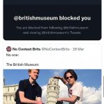 Blocked by British Museum meme