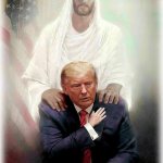 Trump with Jesus