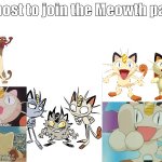 Repost to join the Meowth party meme