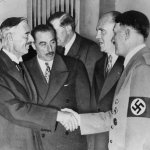 Chamberlain meets Hitler template