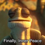 Finally, inner peace HD meme