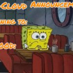 X-Cloud Announcement Template template