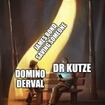 James bond be like | END OF JAMES BOND THUNDERBALL BE LIKE:; JAMES BOND SAVING SOMEONE; DR KUTZE; DOMINO DERVAL | image tagged in streetlight | made w/ Imgflip meme maker