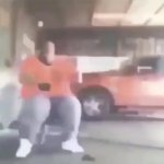 guy gets in chair and drives away GIF Template