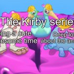 Mammott and Toe Jammer disgusted | The Kirby series; Being a cute wholesome time; Deep lore about the ancients | image tagged in mammott and toe jammer disgusted,kirby,my singing monsters | made w/ Imgflip meme maker