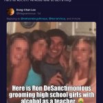 trump suggests desantis is a groomer