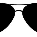 aviator sun glasses PNG [ d-_-b TEMPLATE ]