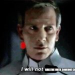 I will not | BREATHE UNTIL SOMEONE COMMENTS | image tagged in i will not | made w/ Imgflip meme maker