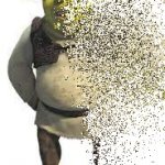Disintegrating Shrek meme