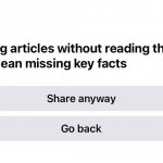 Sharing articles without reading them on Facebook