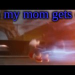 when my mom gets oreos | when my mom gets oreos | image tagged in gifs,sonic the hedgehog | made w/ Imgflip video-to-gif maker