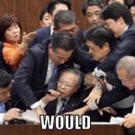 Would and gets tackled meme