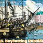 Boston Tea Party | U.S. boycotting Russian oil | image tagged in boston tea party,slavic,russia,oil,usa | made w/ Imgflip meme maker