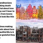Scandinavians vs. Latinos meme