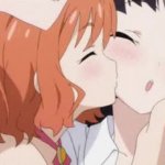anime-kissing GIF Template