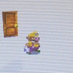 Wario in liminal space meme