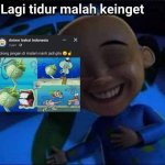 Lagi tidur malah keinget