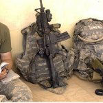 Soldier Reading Bible meme