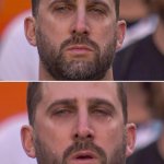 Football Player Crying