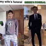 Shrek's Funeral | SHREK'S FUNERAL | image tagged in wife's funeral vs other,shrek,shrek is love,funny memes,funny meme,lol so funny | made w/ Imgflip meme maker