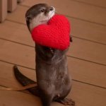 Otter Valentine template