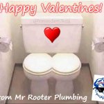Joint Combined Toilet for Married Couples | Happy Valentines! From Mr Rooter Plumbing | image tagged in joint combined toilet for married couples | made w/ Imgflip meme maker