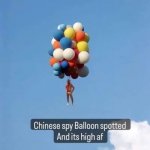 Chinese spy balloons meme