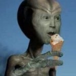 Alien Joe Biden ice cream