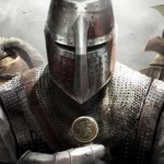 Crusader knight stare