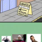 Annual Meeting Of Unhated | FRENCHMEN | image tagged in annual meeting of unhated,the boys,jojo's bizarre adventure,star trek,france | made w/ Imgflip meme maker